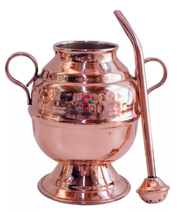 Mates de cobre  bronce y plata