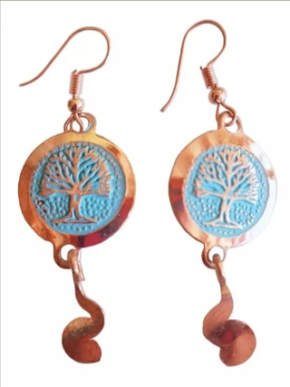 aros de cobre árbol de la vida