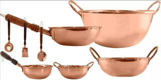 Juego de batería de cobre 8 piezas
