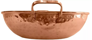 Paila de cobre 35 x 10 cm de alto