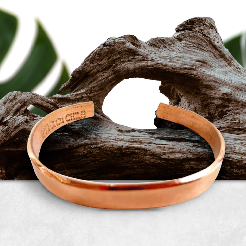 Pulsera de cobre lisa – PAILA DE COBRE